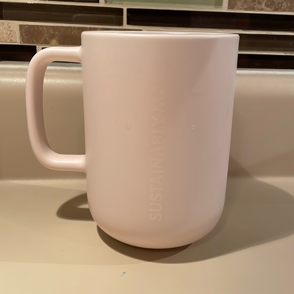 *RARE* STARBUCKS UEC Cream Colored Coffee Mug Fox Tiger Hummingbird elephant - Picture 4 of 9